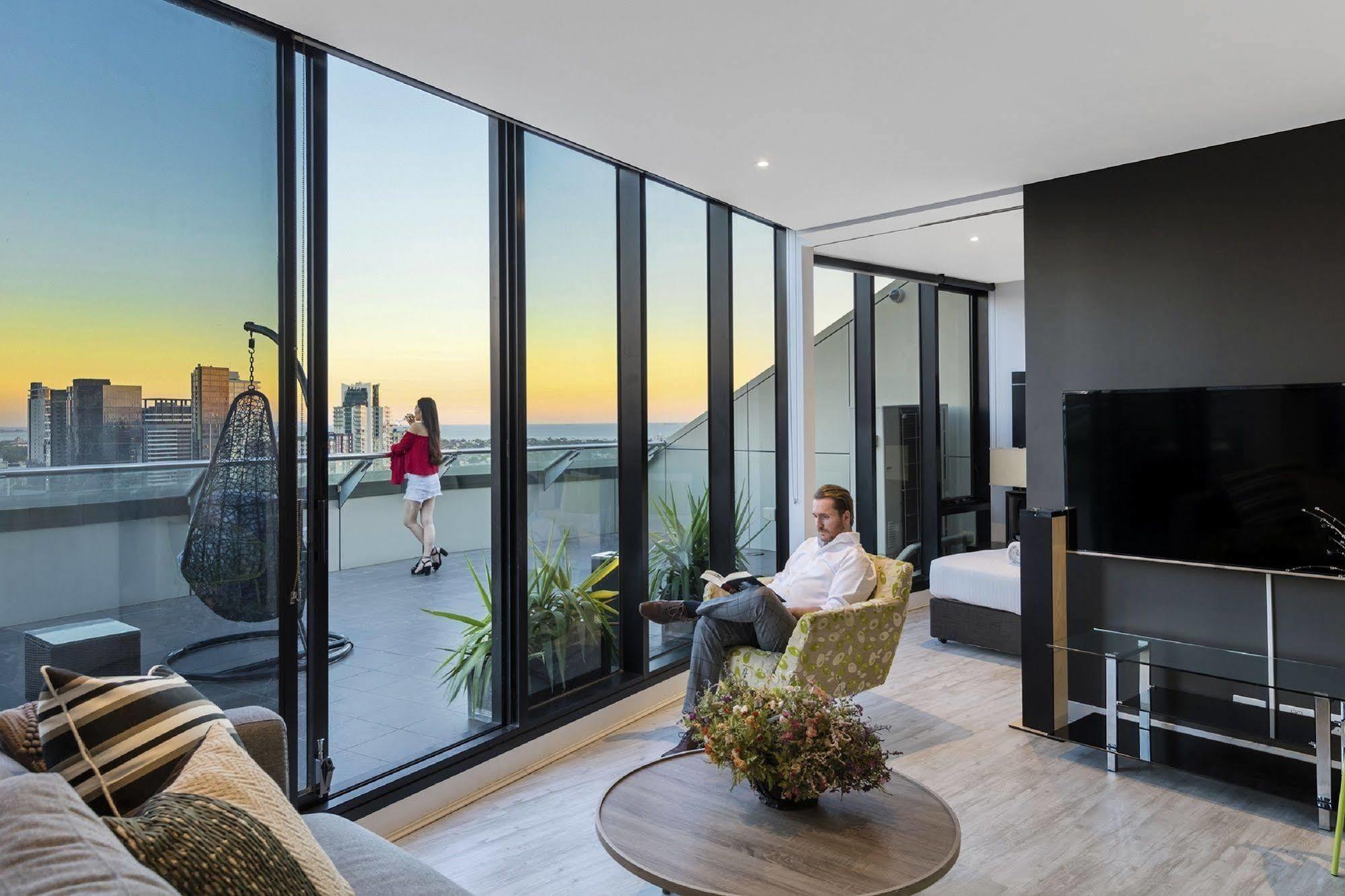 Aura On Flinders Serviced Apartments Melbourne Exterior foto